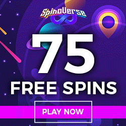 SpinoVerse Casino Exclusive 75 Free Spins on Nine Realms November 2022 SV-NINE-BLK-250