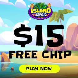 Island Reels Exclusive $15 Free Chip November 2022 IR-15chip-blk-250